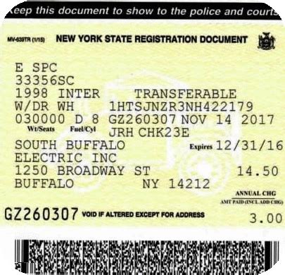 nys dmv vehicle registration